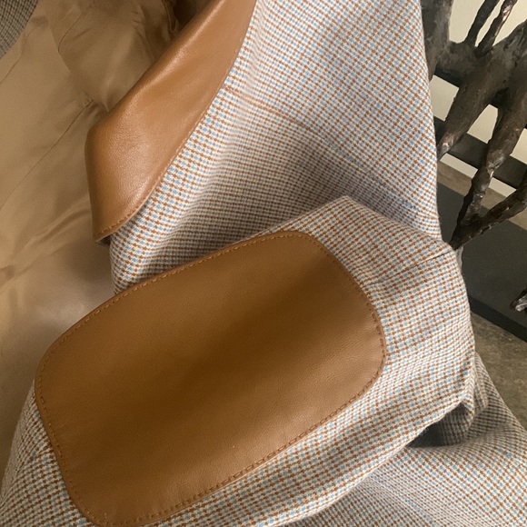 Vintage Anne Klein New York New Condition Never Worn Leather & Wool Jacket NWOT! - Picture 9 of 13